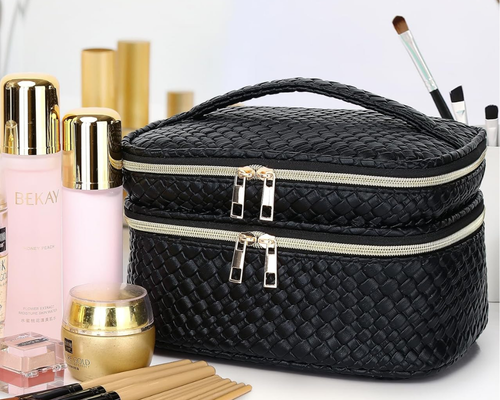 Large Makeup Bag with Jewelry Organizer Deal at Amazon