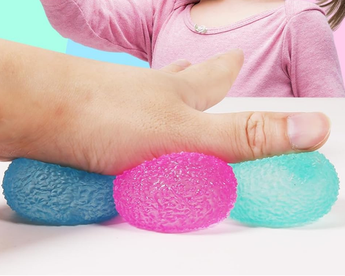 3pcs Squishy Textured Stress Balls Deal at Amazon