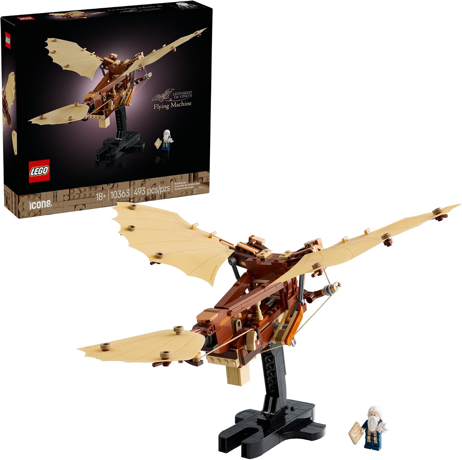 493-Pc LEGO Icons Leonardo da Only $39.99 (Reg. $49.99) at Amazon