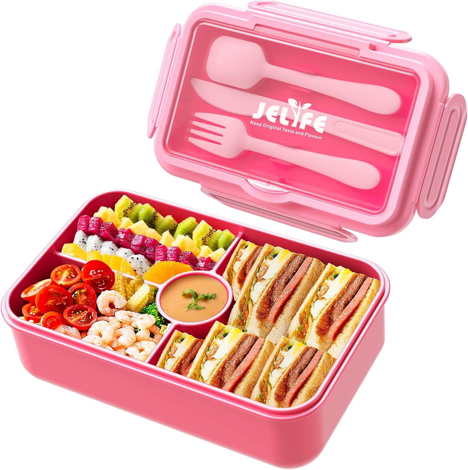 Jelife Kids Lunch Bento Box, Large Only $8.49 (Reg. $9.99) at Amazon
