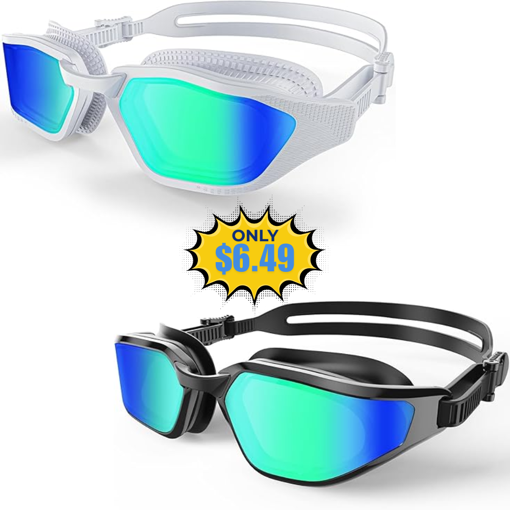 Adult Swimming Goggles No Leaking: Save 24% at Amazon