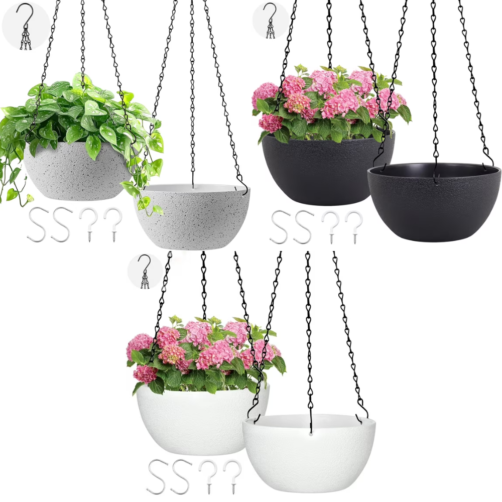 2 Pack Hanging Planters Deal: Save $13.30 at Walmart