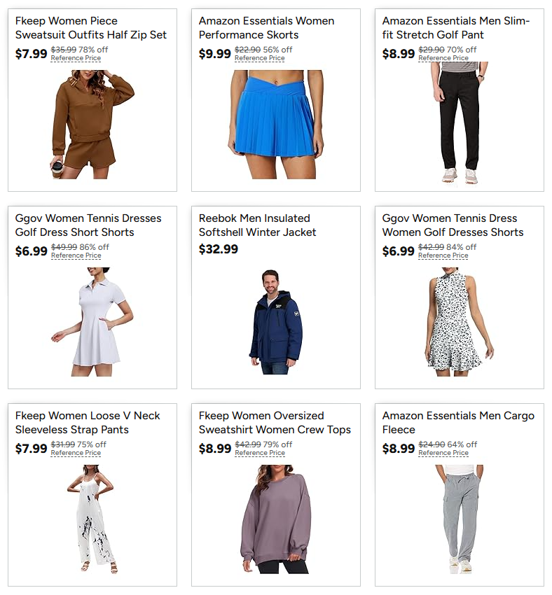 Fashionable Fit Apparel Deals: Up to 86% Off at Woot