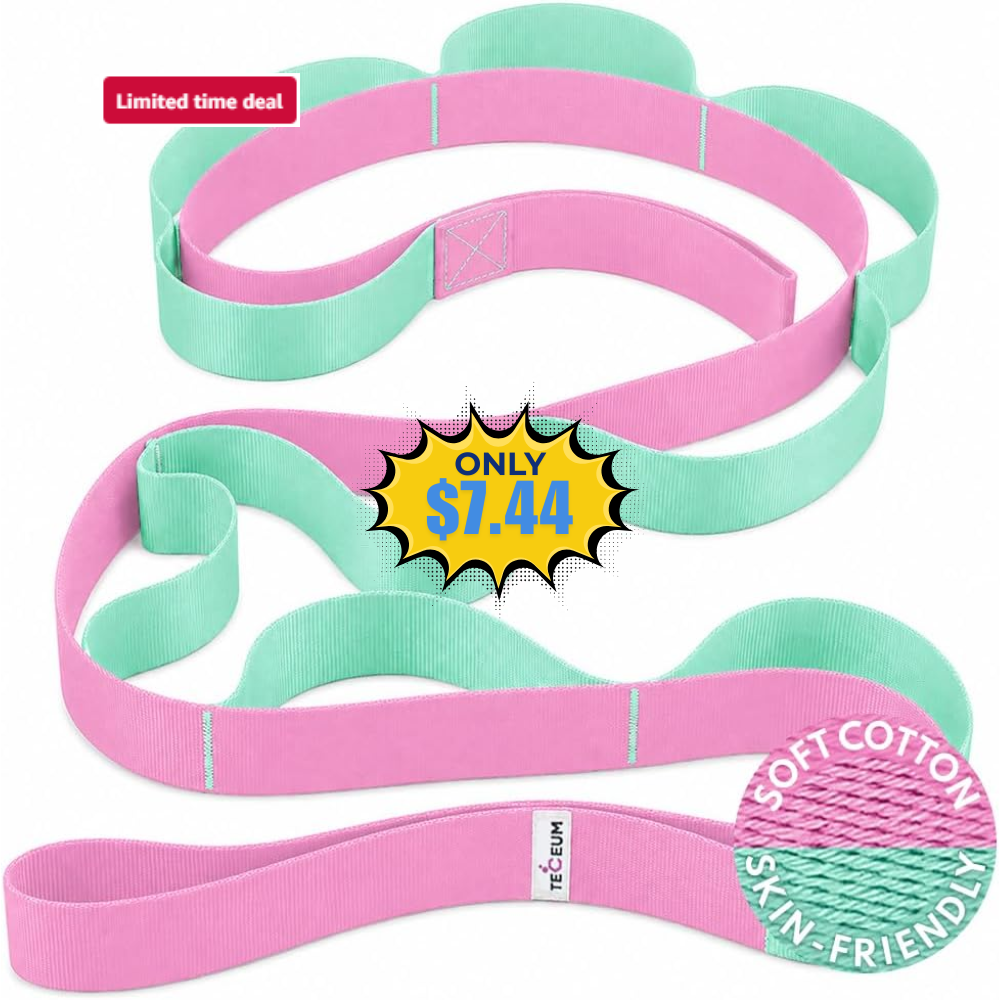 Soft Cotton Stretching Strap Deal: Save 50% at Amazon