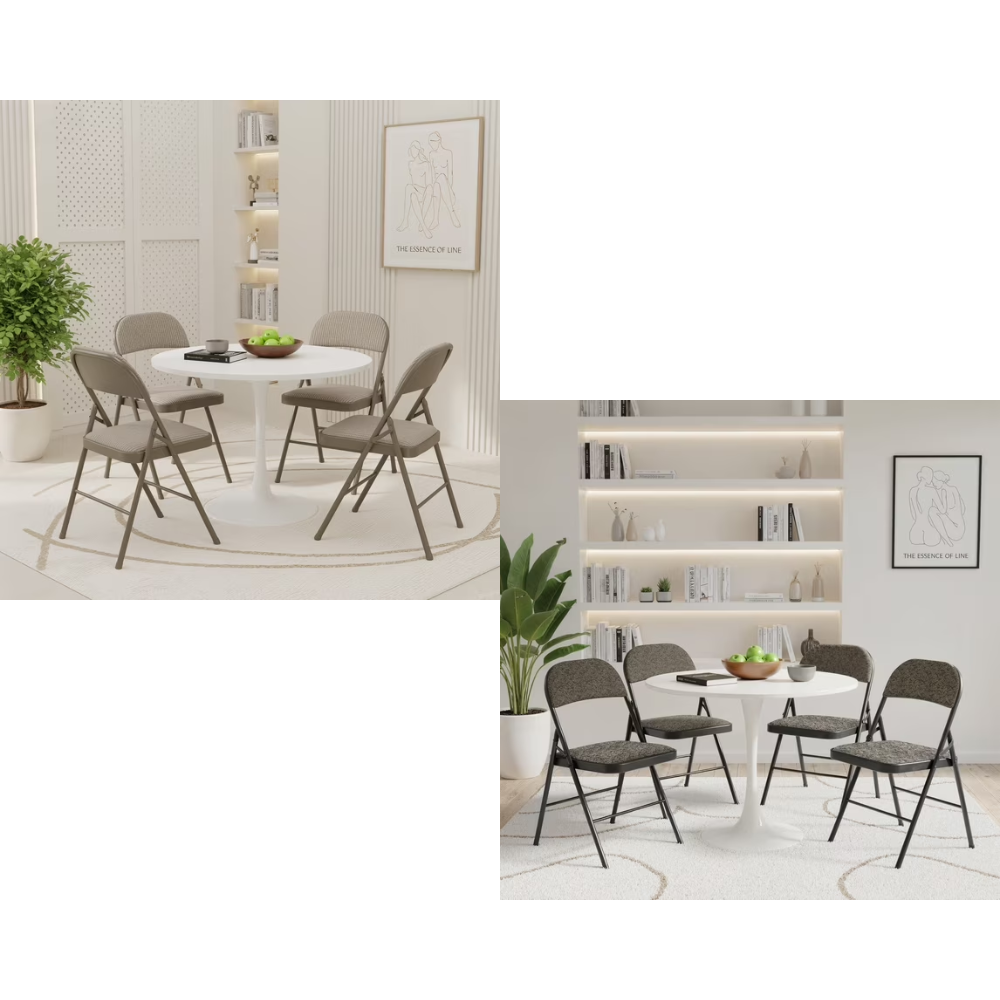 Gianna 4-Pack Folding Chairs for ONLY $50.99 at Walmart