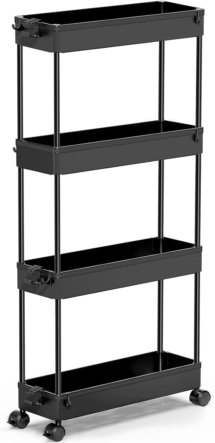 4-Tier Rolling Storage Cart Only $19.99 (Reg. $29.99) at Amazon