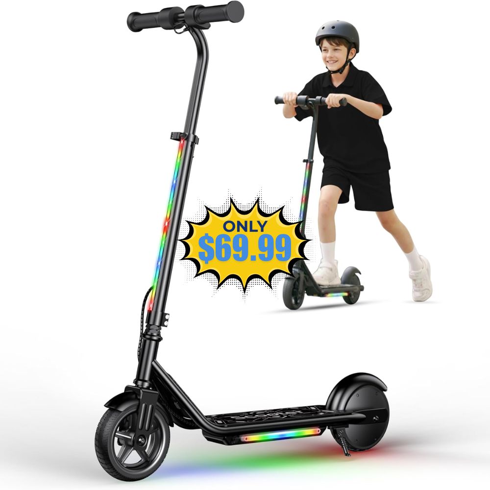 Kids Electric Scooter 150W Motor Deal: Save 26% at Amazon