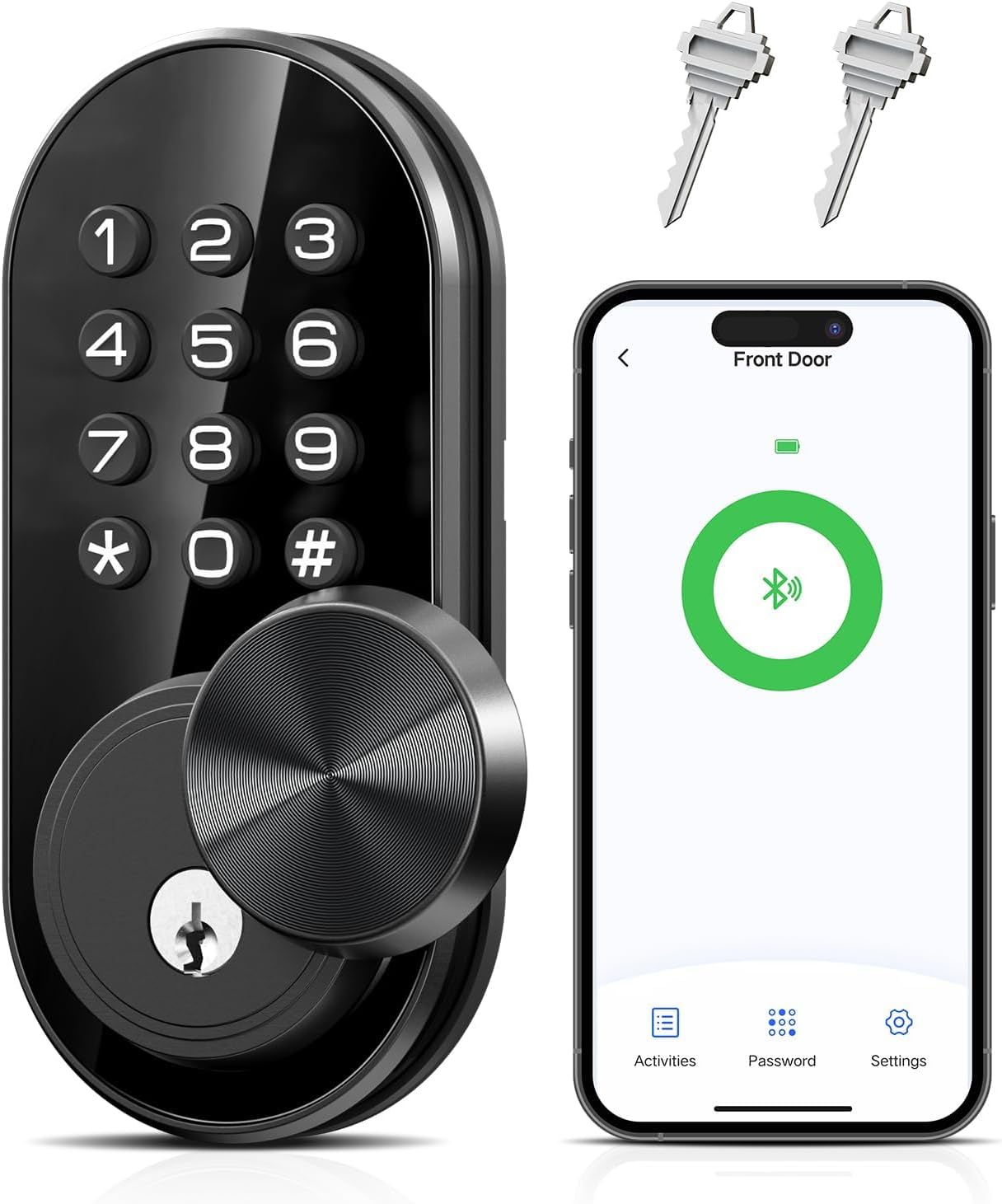 TEEHO TE341 Smart Keyless Entry Door Lock with App Control, deal at Amazon