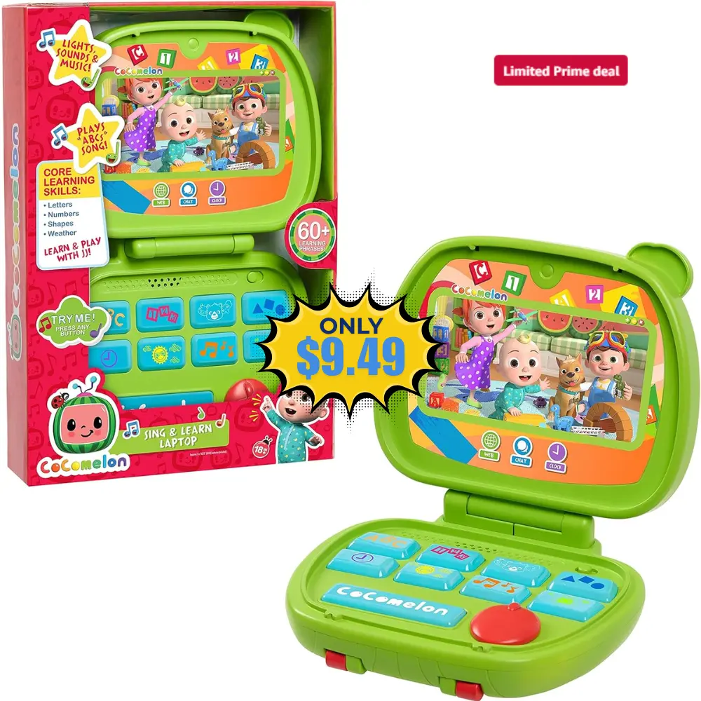 CoComelon Sing & Learn Laptop Toy Deal: Save 29% at Amazon