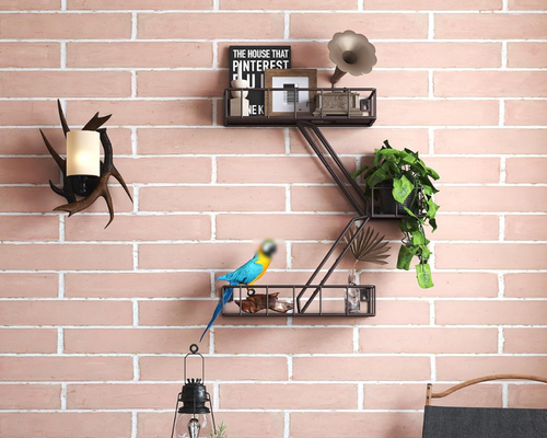3 Tier Metal Coffee Fire Escape Wall Shelves Deal at Amazon