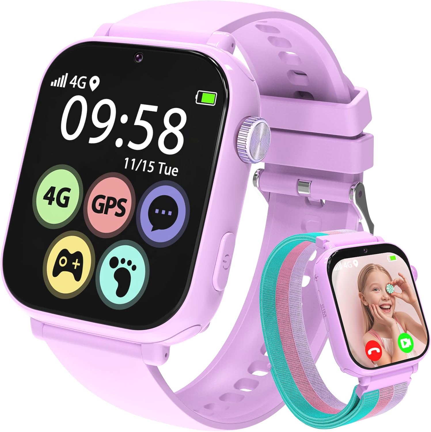 4g GPS Kids Phone Watch with Call and Text Deal at Amazon