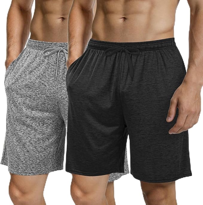 2 Packs Mens Athletic Running Shorts Deal at Amazon