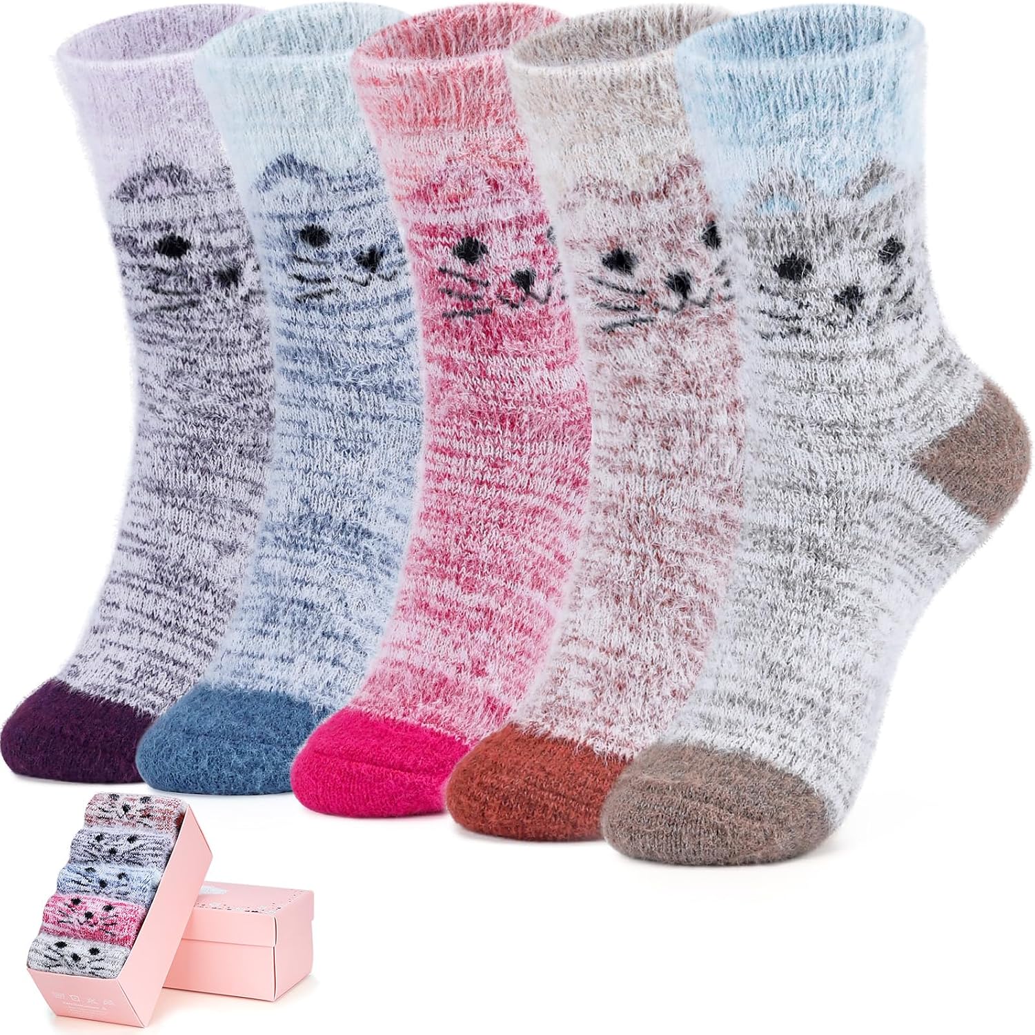 ICEIVY Womens Fuzzy Socks Thick Soft Warm Only $29.99 at Amazon