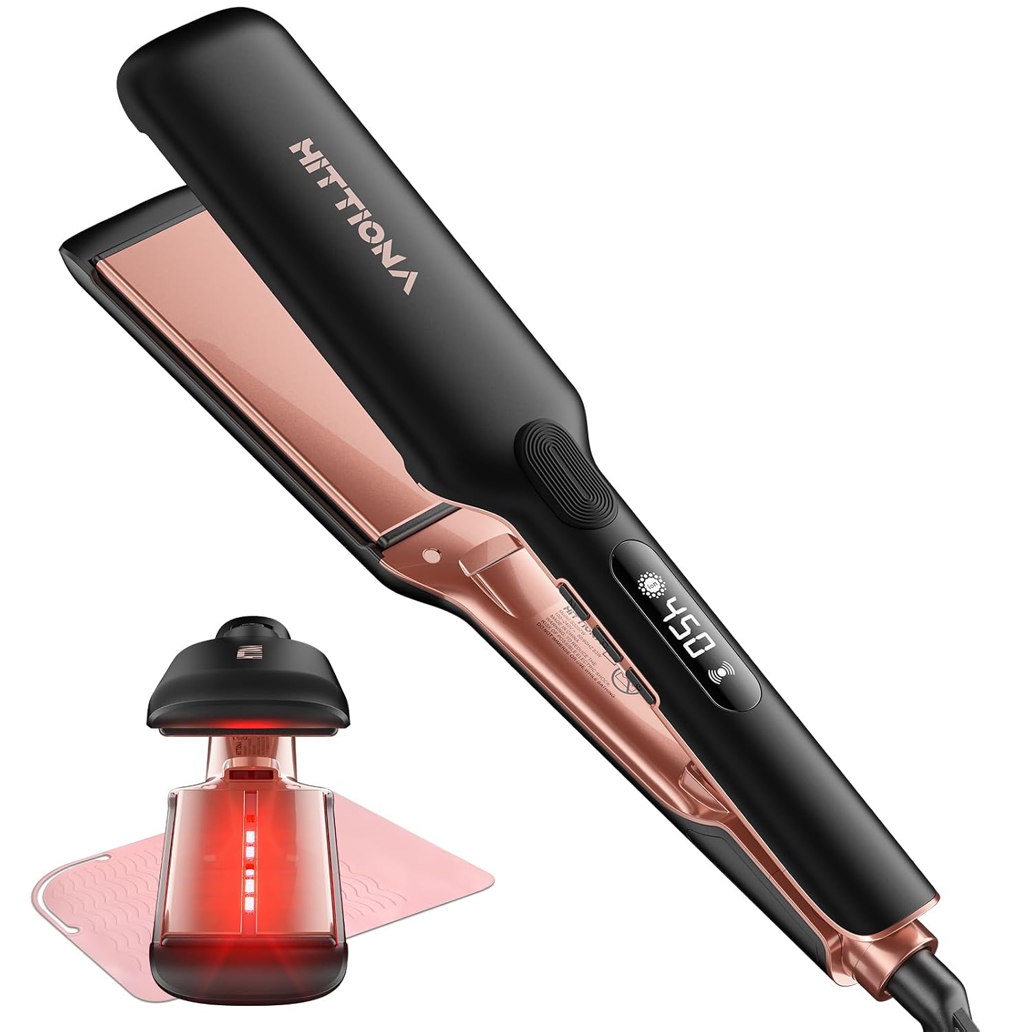 HITTIONA Professional 1.75” Wide Ceramic Hair Straightener, deal at Amazon