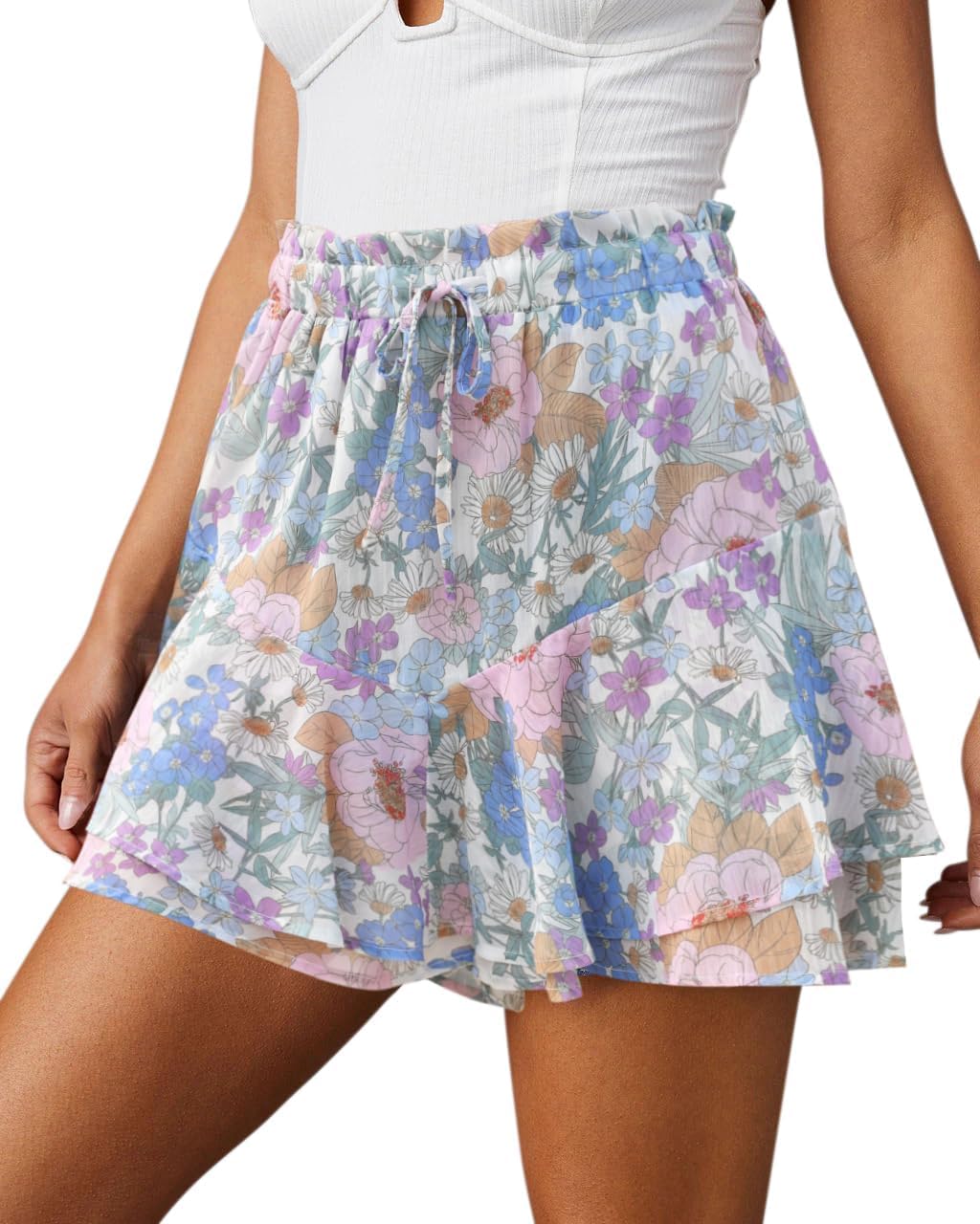 Aoudery Flowy Shorts for Women Casual Boho Only $28.99 at Amazon