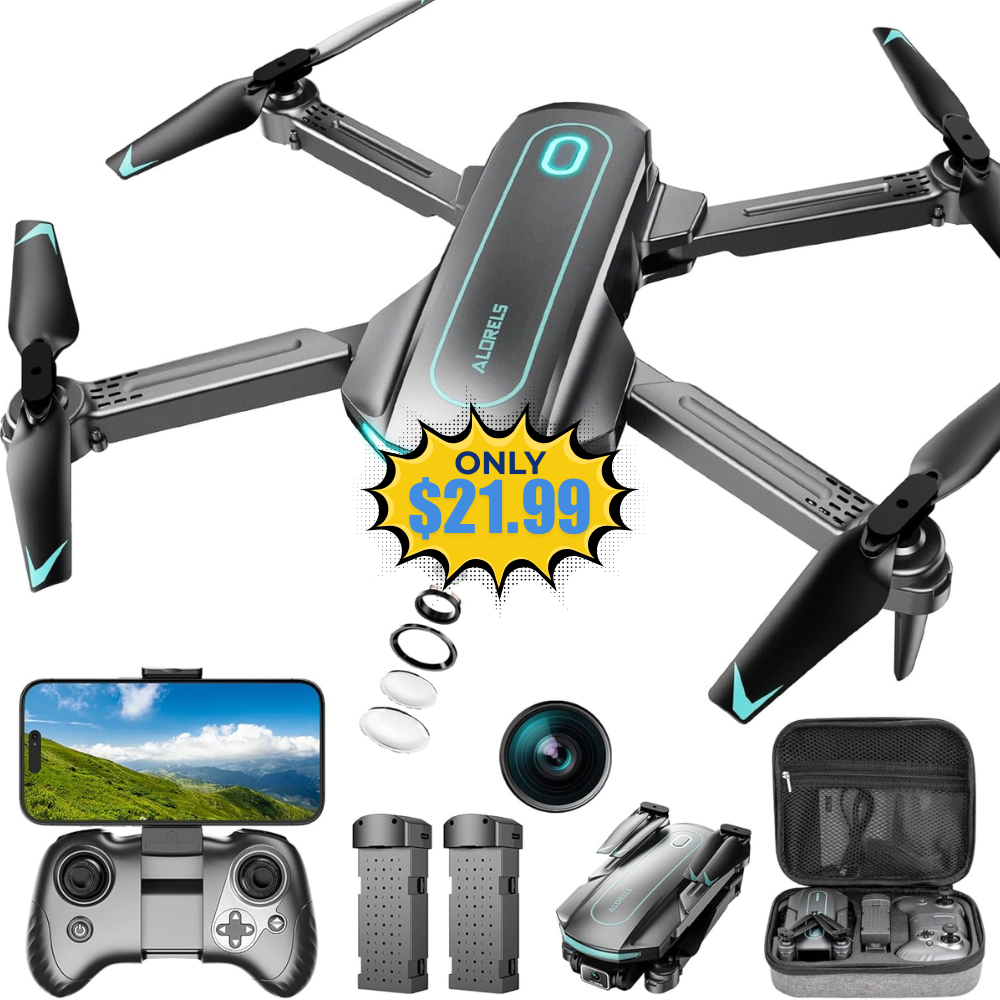 1080P HD FPV Foldable Mini Drones Deal: Save 37% at Amazon