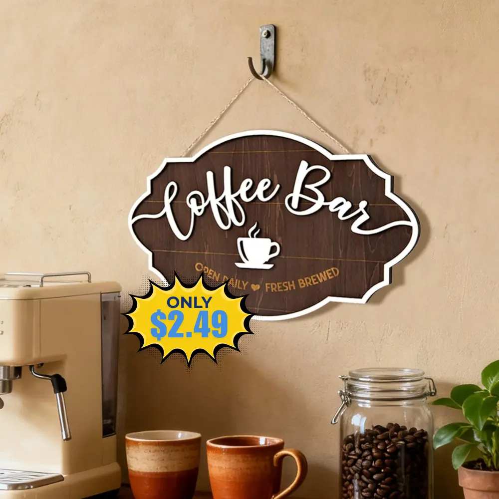 Vintage Coffee Sign Decor Deal: Save 38% at Amazon