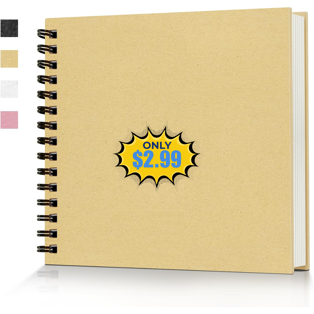 Popotop 8×8 Inch Scrapbook Photo Album Deal: Save 40% at Amazon