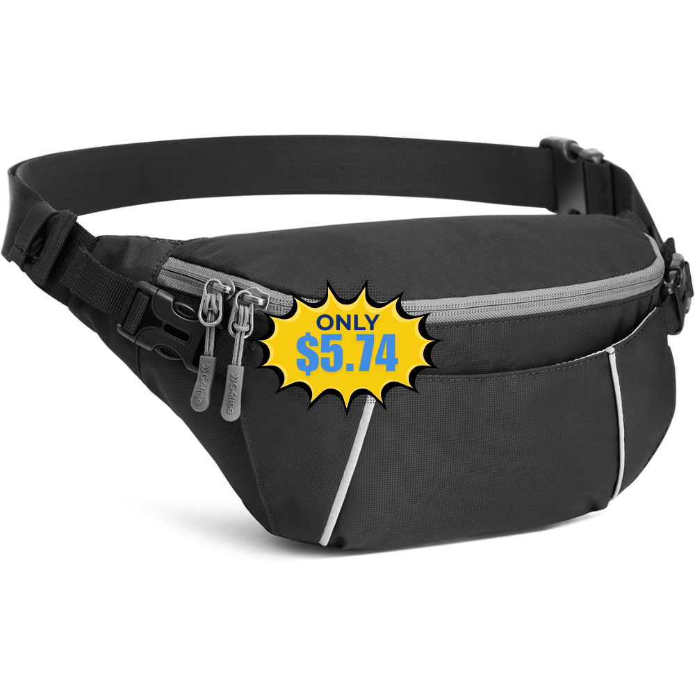 G4Free Men’s Fanny Pack Deal: Save 50% at Amazon