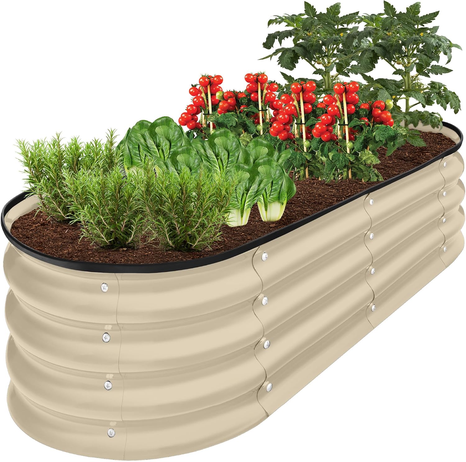 Outdoor Raised Metal Oval Garden Only $29.99 (Reg. $49.99) at Amazon