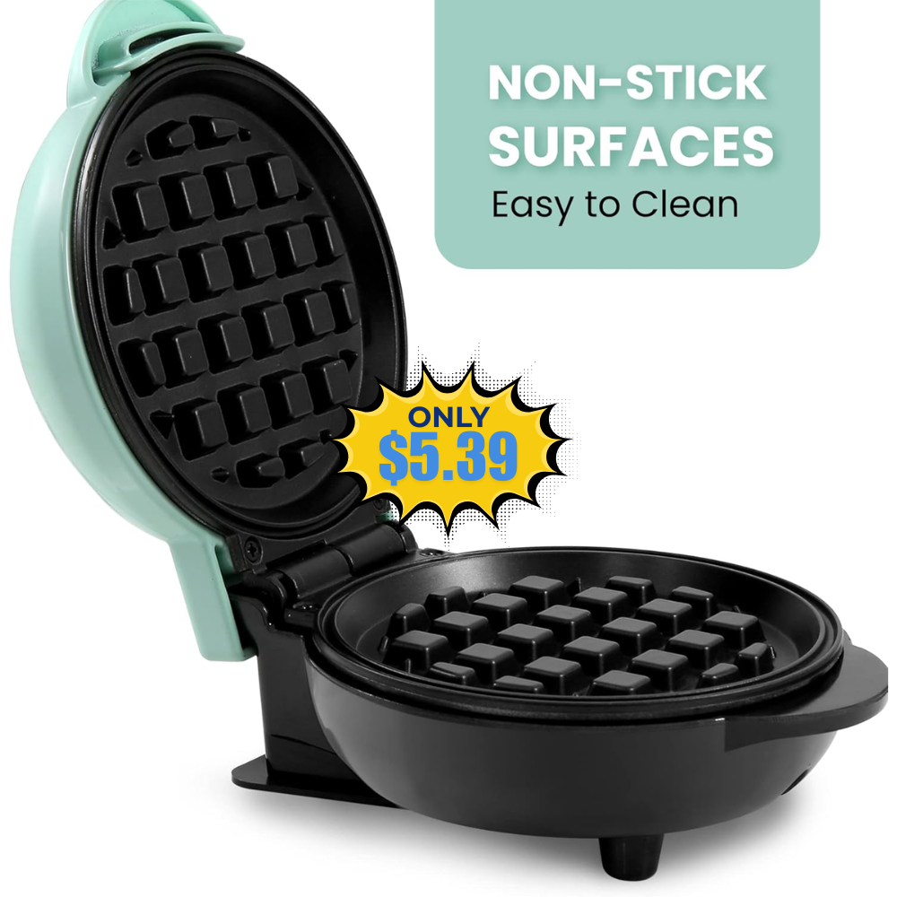 Elite Gourmet Mini Waffle Maker Deal: Save 40% at Amazon