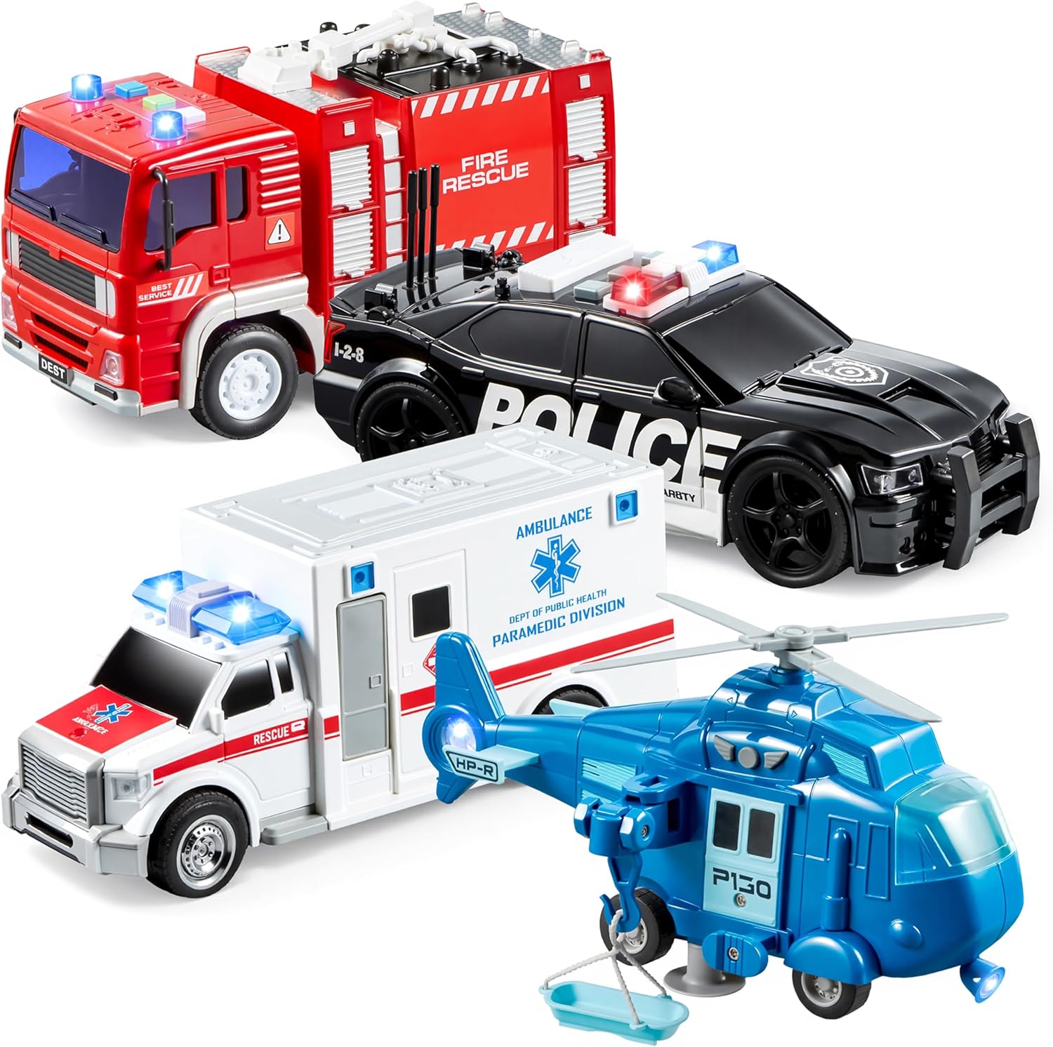 JOYIN 4 Packs Emergency Vehicle Only $31.44 (Reg. $36.99) at Amazon