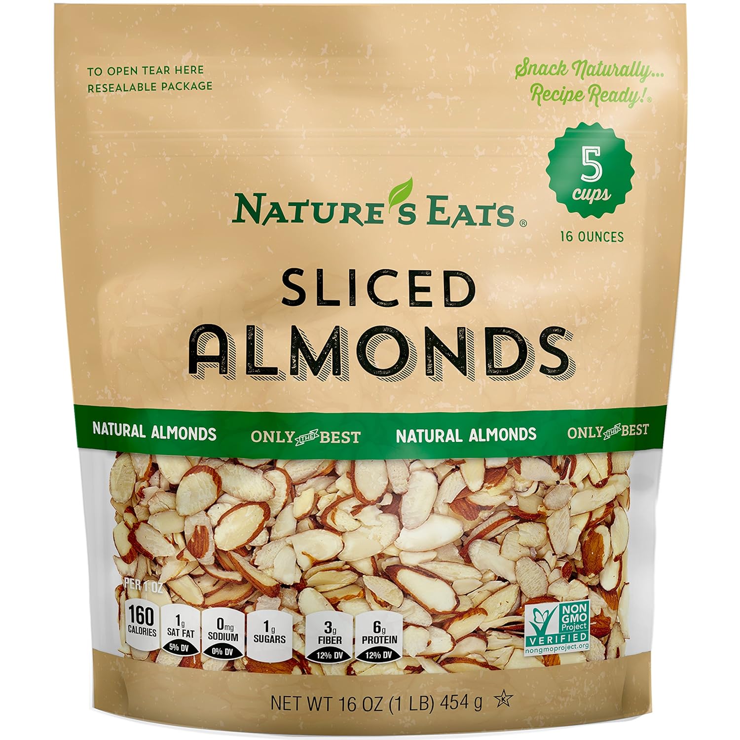 Nature’s Eats Natural Sliced Almonds Only $7.46 (Reg. $10) at Amazon