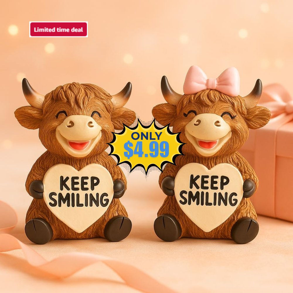 iStatue Highland Cow Figurine Deal: Save 75% at Amazon