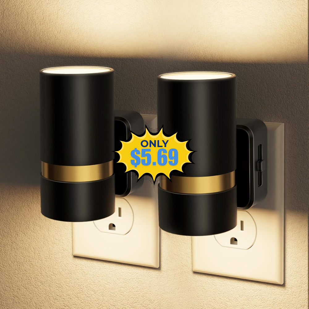 JandCase Night Lights Plug-in Deal: Save 41% at Amazon