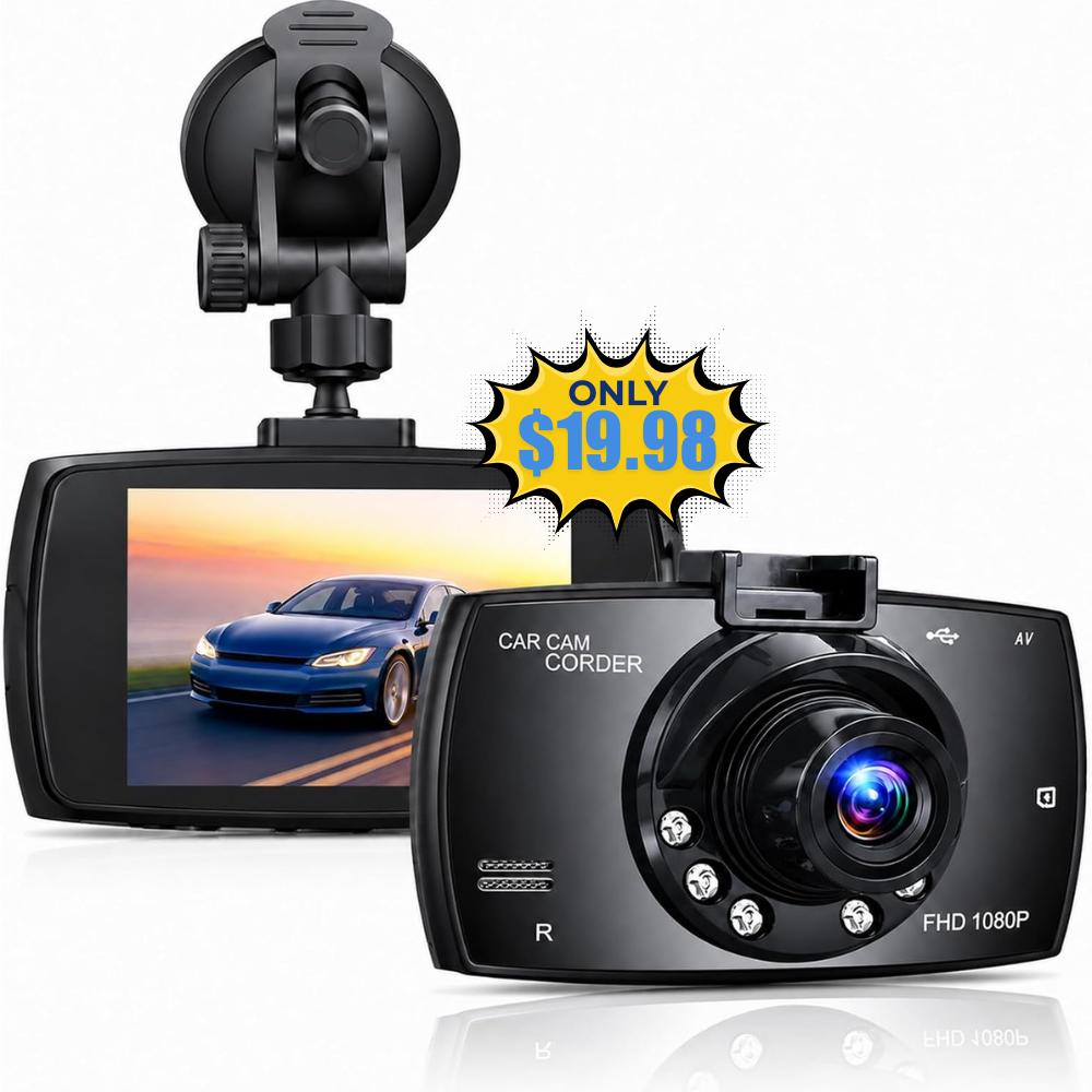 2.4-inch 1080p Dash Cam Deal: Save with Promo Code at Amazon