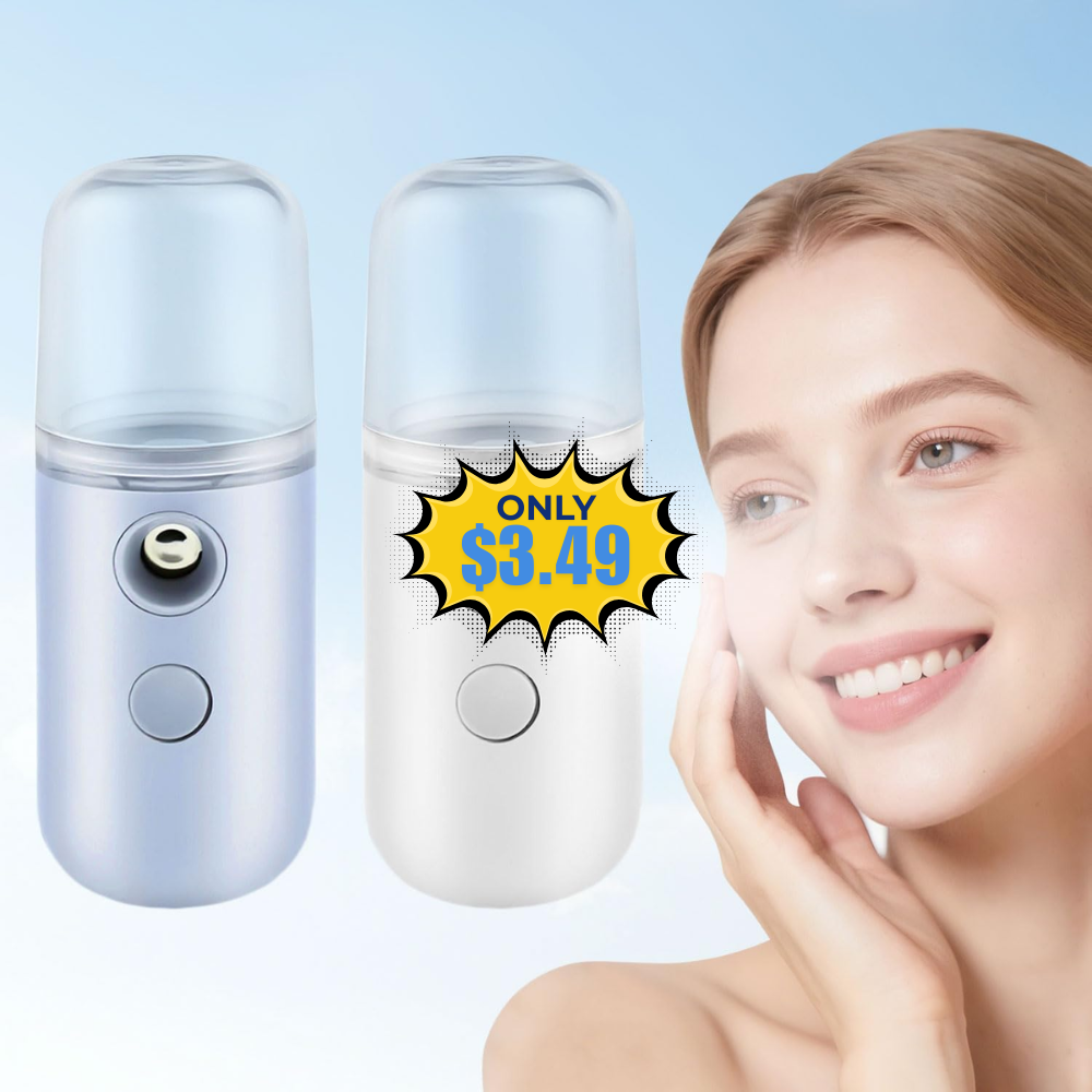 2PCS Portable Nano Facial Mister Deal: Save 50% at Amazon