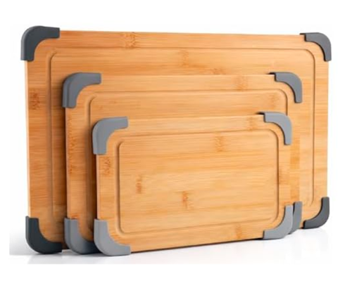 COOK WITH COLOR Non-Slip Cutting Board Set Deal for $16.99
