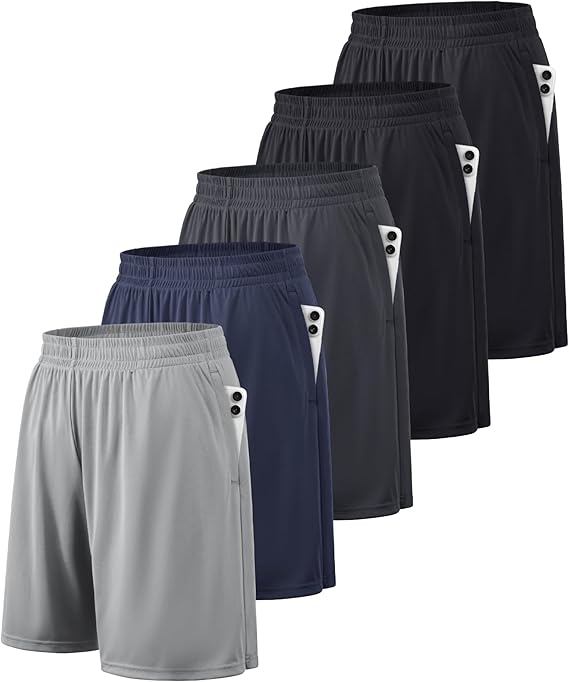 Amazon 5-Pack Men’s Athletic Shorts Deal