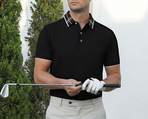 Dry Fit Polo Shirts for Men Deal at Amazon