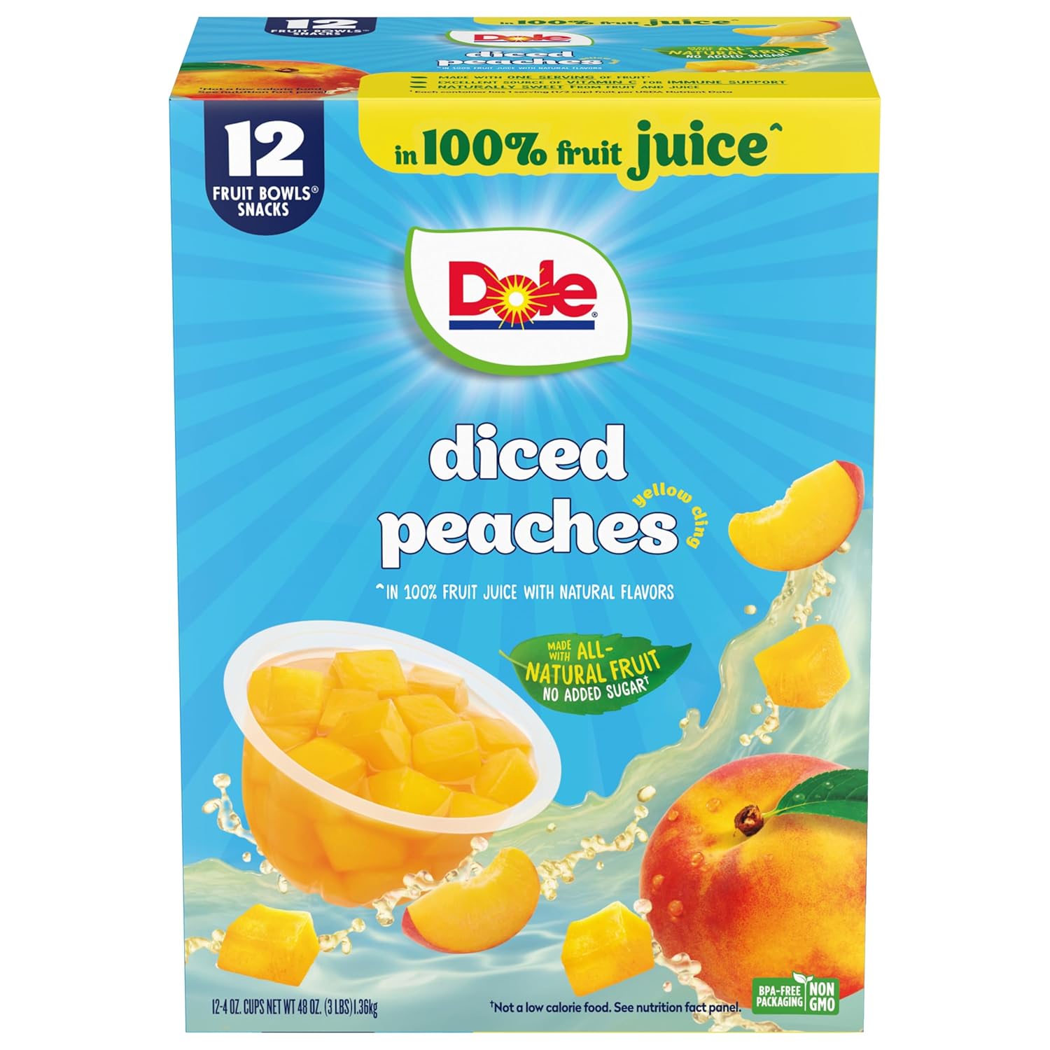 $5.60 Reg $11 Dole Diced Peaches in 100% Juice Only $9.74 at Amazon
