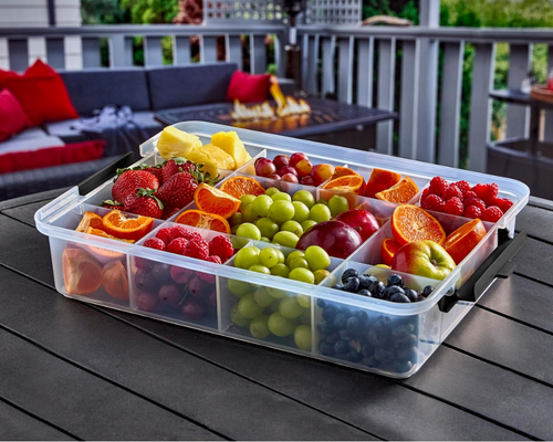 Portable Storage Container with Compartments Deal at Amazon