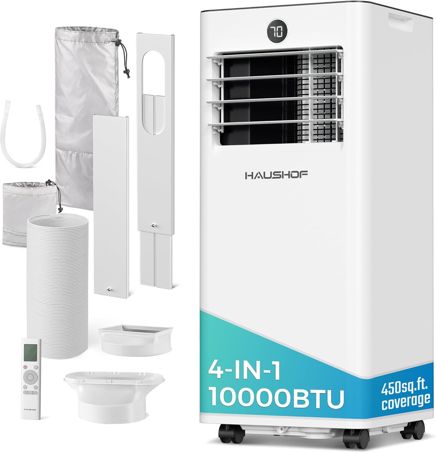 10000-BTU HAUSHOF Portable Air Only $299.99 (Reg. $349.99) at Amazon