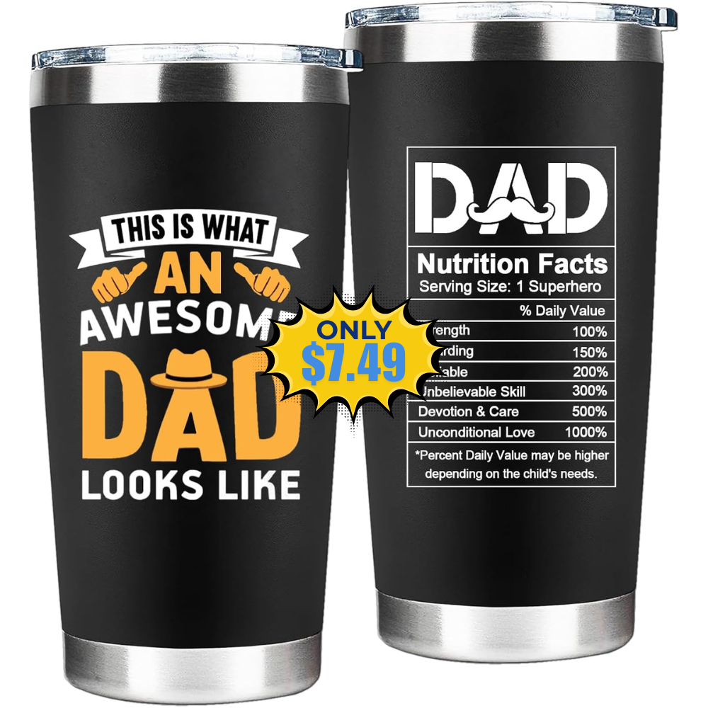 YXOTJHS Dad Tumbler Deal: Save 17% at Amazon
