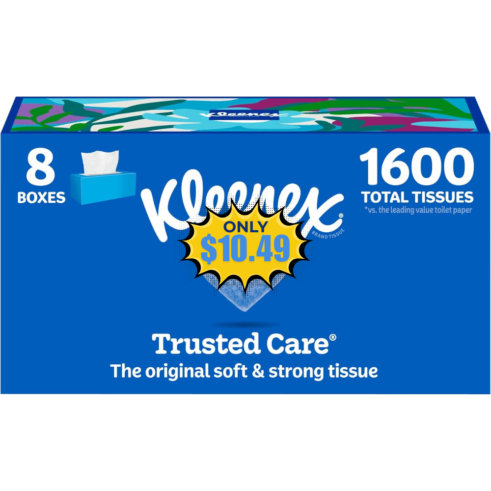 Kleenex Trusted Care Facial Tissues Deal: Save 30% at Amazon