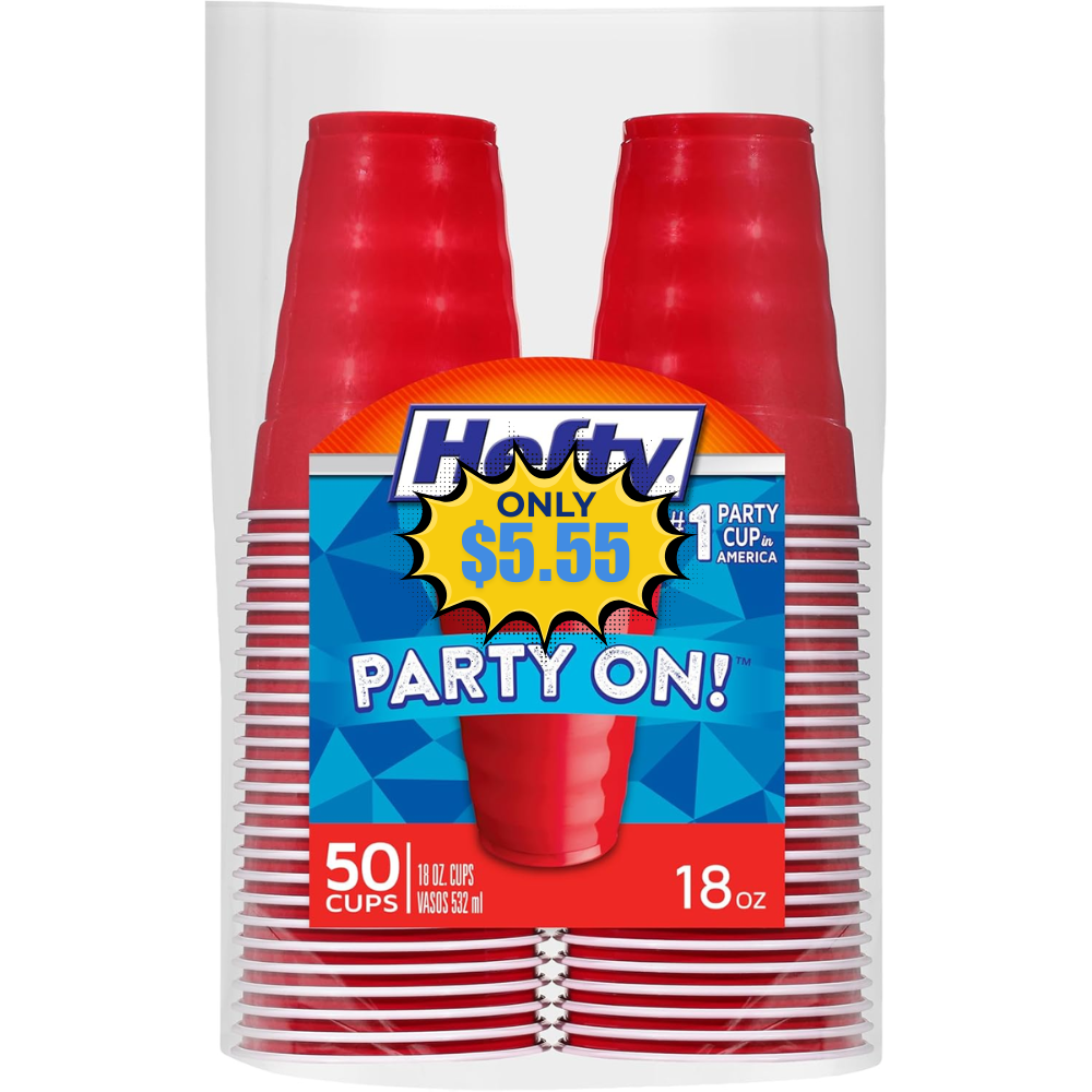 Hefty Disposable Plastic Party Cups Deal: Save 32% at Amazon