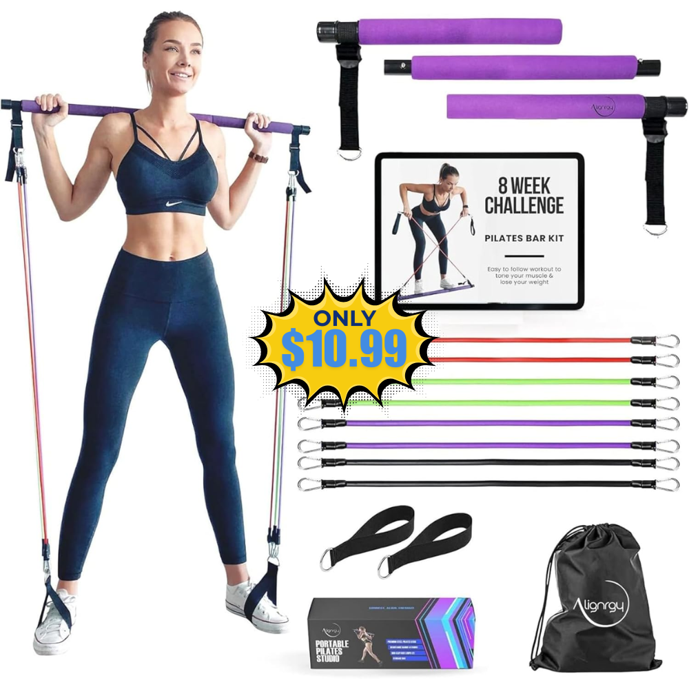 Portable Pilates Bar Kit Deal: Save 27% at Amazon
