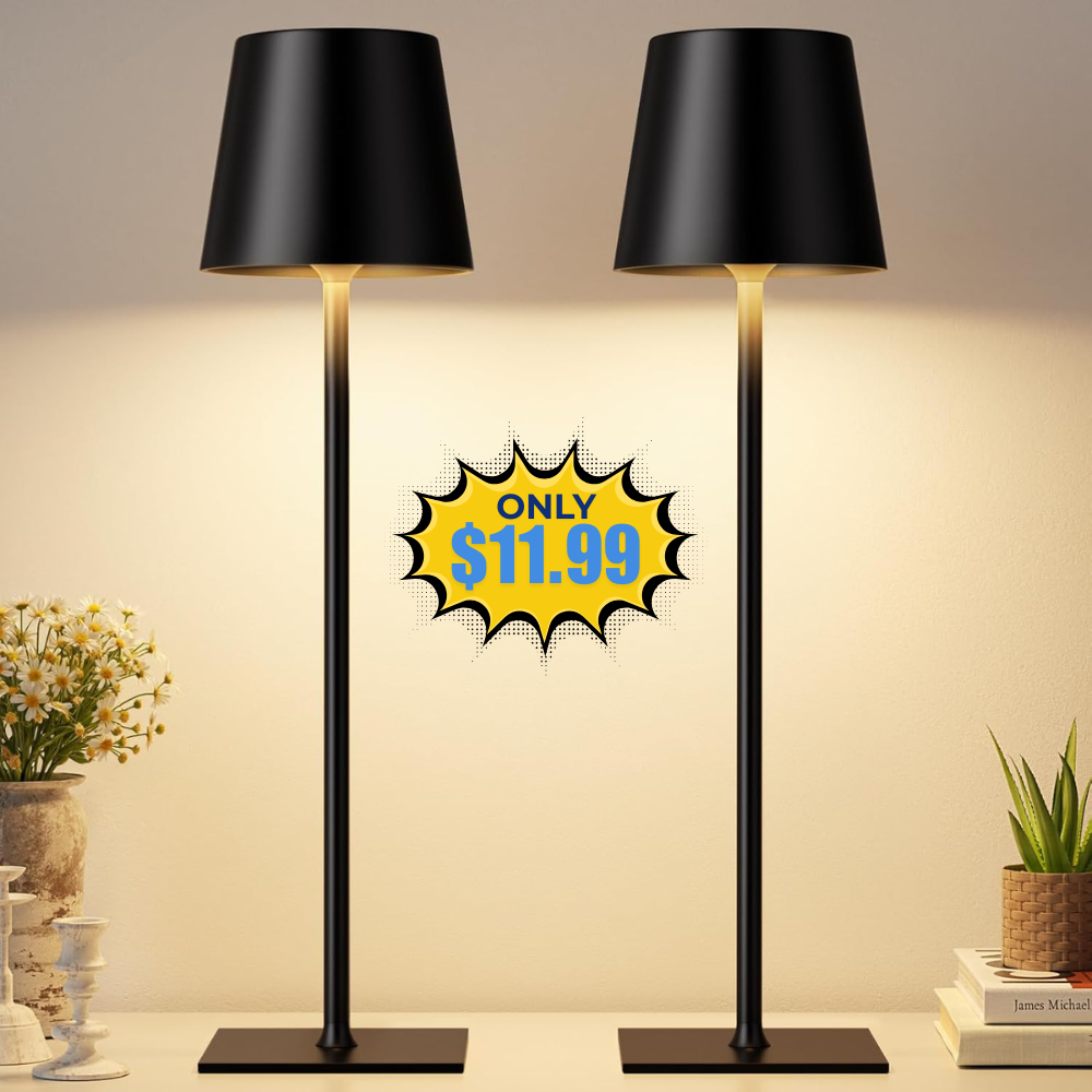 Kakanuo Black Cordless Table Lamp Deal: Save 33% on Amazon