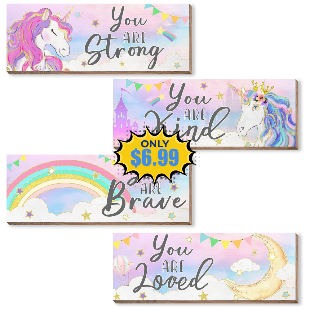 CloverKoi Unicorn Room Decor Deal: Save 46% at Amazon