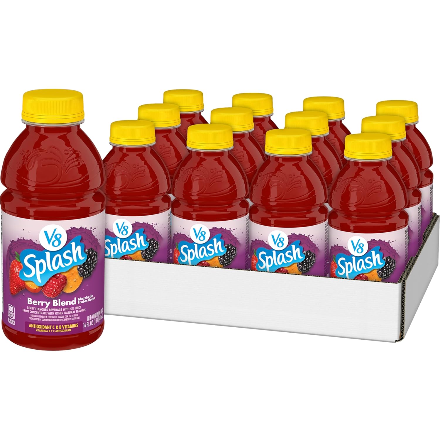 V8 Splash Berry Blend 12 Pack Only Only $6.56 (Reg. $16) at Amazon