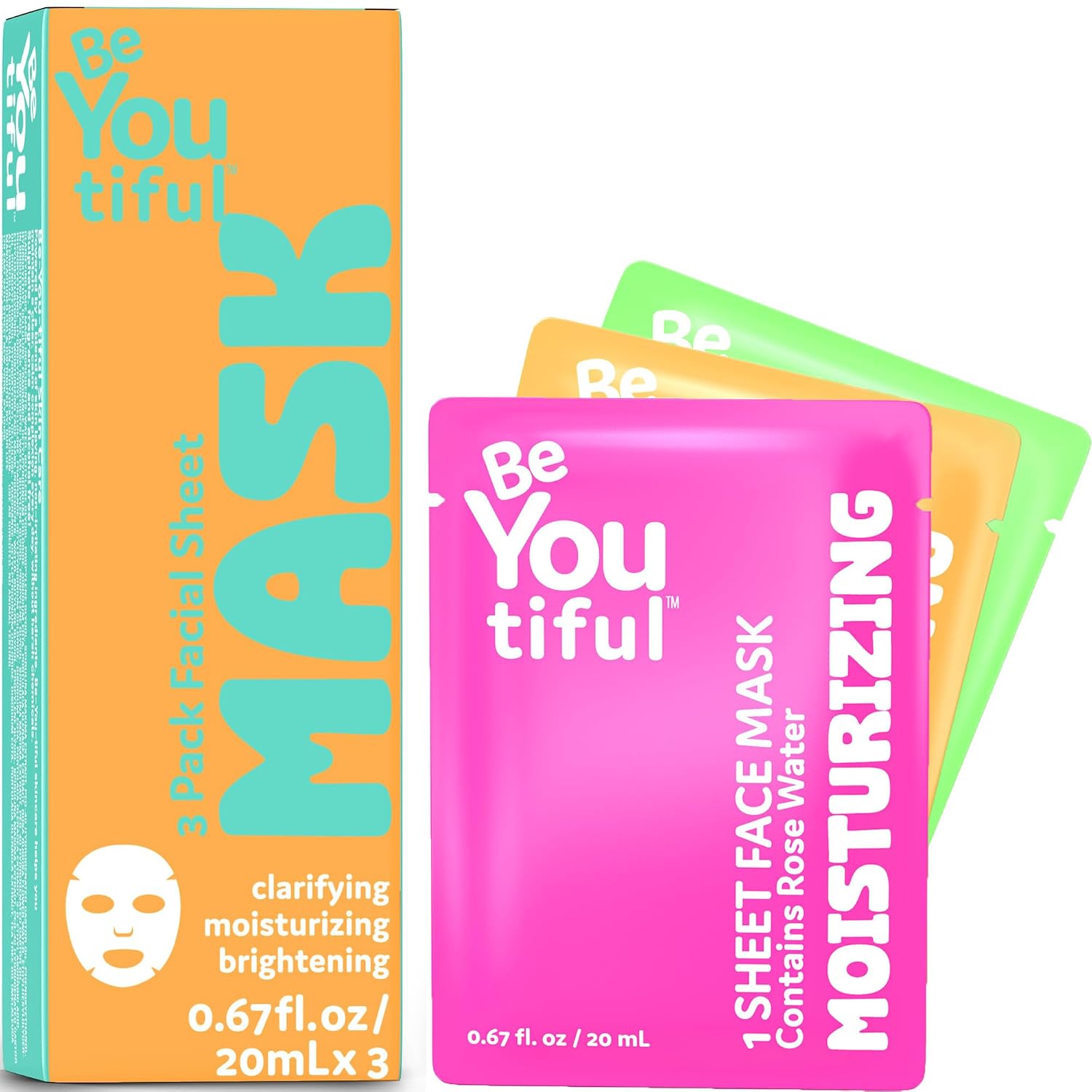 BeYOUtiful Hydrating Face Masks Only $7.99 (Reg. $9.99) at Amazon