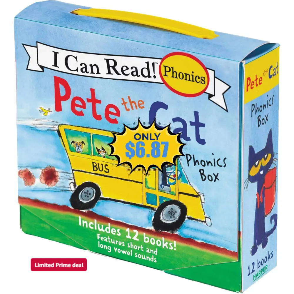 Pete the Cat 12-Book Phonics Fun Deal: Save 57% at Amazon
