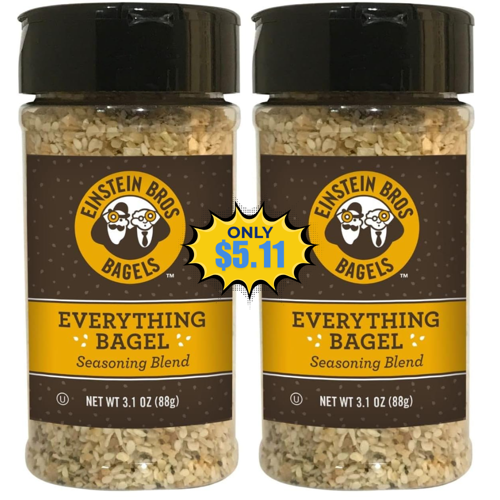 Einstein Bros. Bagels Seasoning Blend Deal: Save 41% on Amazon