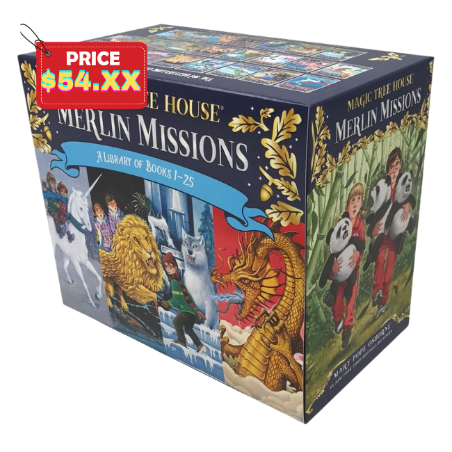 Magic Tree House Merlin Missions Books 1-25 Boxed Set Deal: Save 69% at Amazon