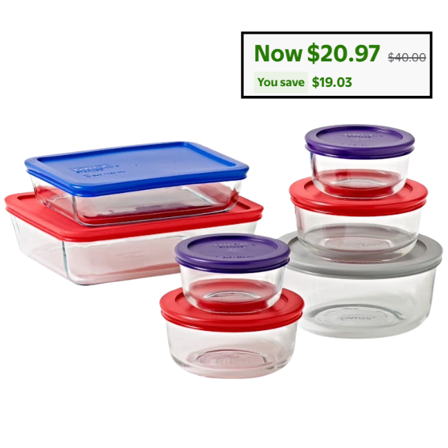 Store Glass Bakeware Set Deal: Save $19.03 at Walmart