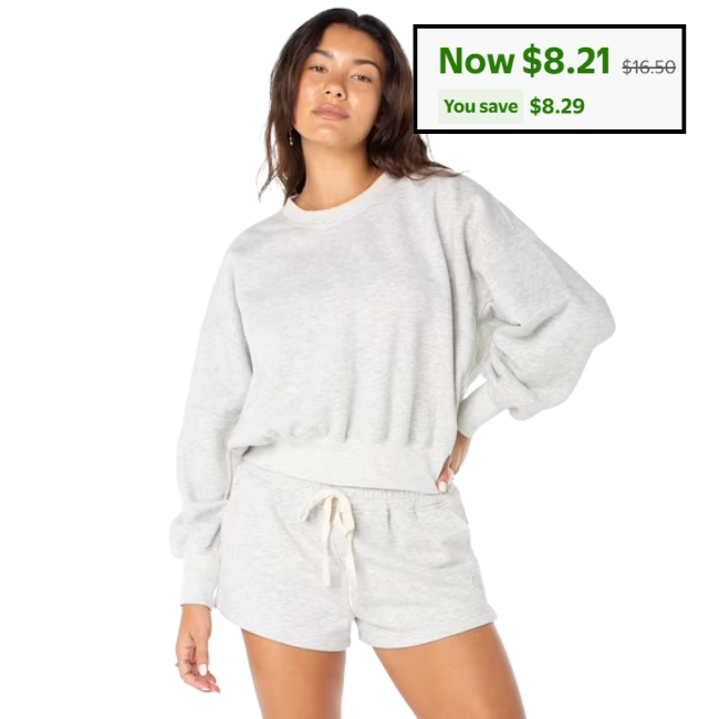 Oversized Boyfriend Sweatshirt Deal: Save $8.29 at Walmart